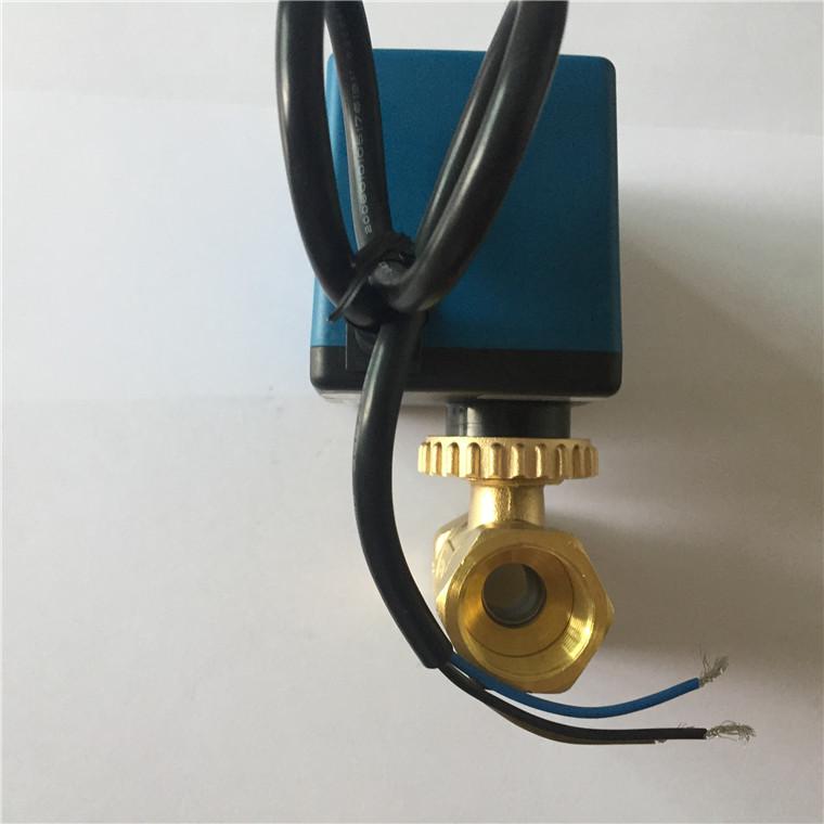 海林電動三通閥 BV03G3BD25SA 三通下出AC220V風機盤管適用 3