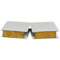 Good performance heat insulated prefabricated glasswool wall sandwich panel for  2
