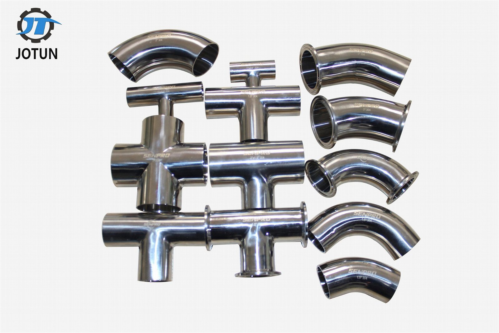 Sanitary Grade Stainless Steel Pipe Fittings Clamped Welding SS304 SS316 Elbow 4