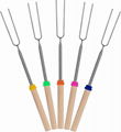 Marshmallow Roasting Sticks Telescopic Barbecue Forks Retractable Smores Skewers 1