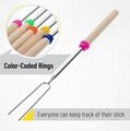 Marshmallow Roasting Sticks Telescopic Barbecue Forks Retractable Smores Skewers 4