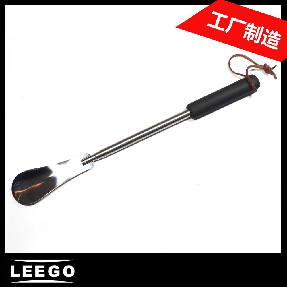 Stretchable Metal Shoehorn, Telescopic Shoe Horn Long Handle, Metal Shoe Horn  2