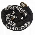 SCMEGA Thick Security Chain Heavy Duty Hardened Steel Folding Lock Chain