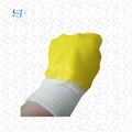 work latex safety wavy foam coated gloves 2
