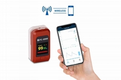 Lepu PC-60NW Digital Fingertip Pulse Oximeter with Lanyard Wireless Bluetooth Co