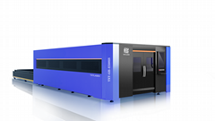 Fiber Laser Cutting Machine With Fully Enclosed Cover And Exchange Table 