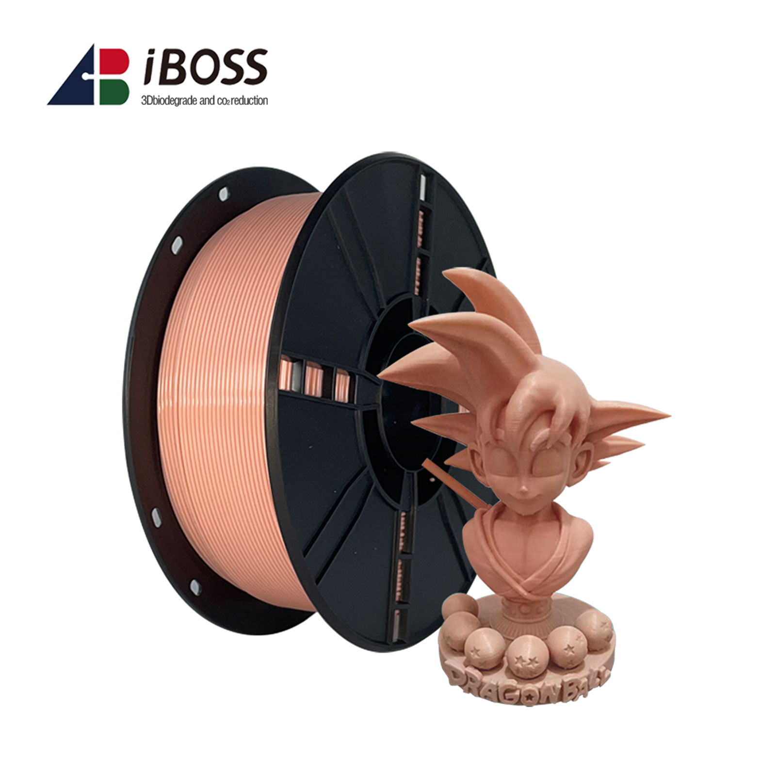 iBOSS PLA Plus (PLA+) 3D Printer Filament 1.75mm,1kg,Fit Most FDM Printer(Pink)