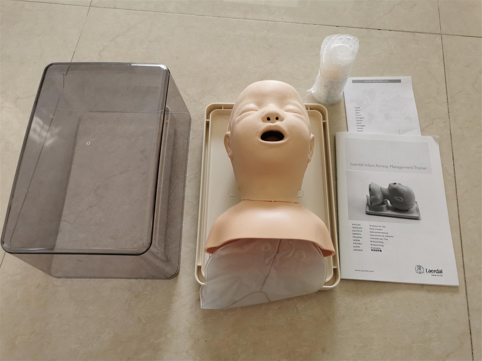 挪度嬰儿氣管插管訓練模型250-00250，小儿氣道管理模型 2