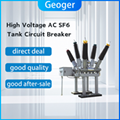 LW36-126/T3150-40 126KV 3150A Outdoor High Voltage AC SF6 Tank Circuit Breaker 1