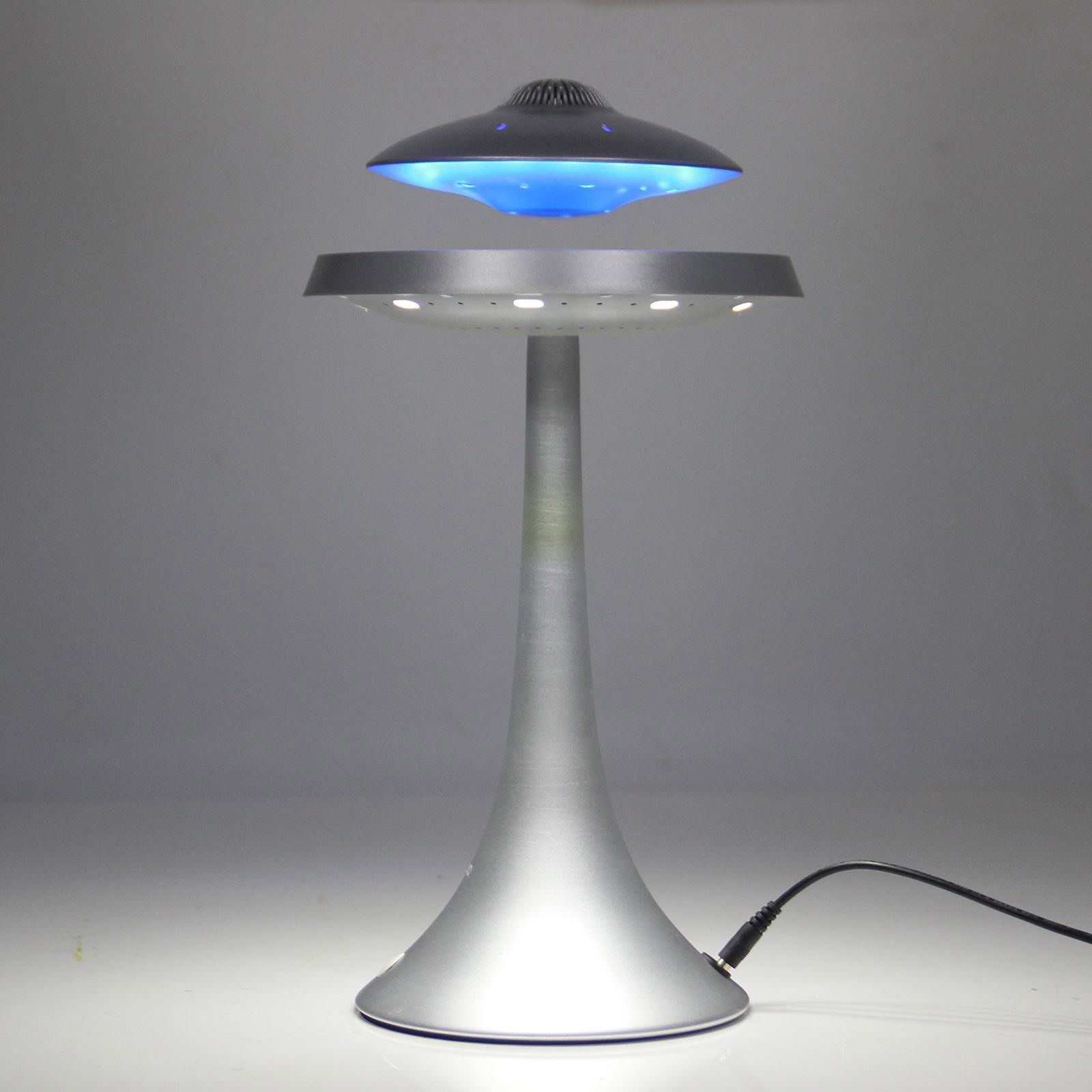 Maglev Floating UFO Speakers Wireless Led Speaker Levitating Planet Music Player 4