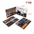 7 Inch digital catalogue card lcd screen video greeting card A5 brochure card 1