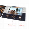 7 Inch digital catalogue card lcd screen video greeting card A5 brochure card 4