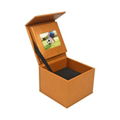 Gift Box 2.4 Inch Display PU Leather Video Packaging Box 2