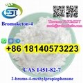 High Purity BK4 powder 2-bromo-4-methylpropiophenone CAS 1451-82-7 Bromoketon-4 