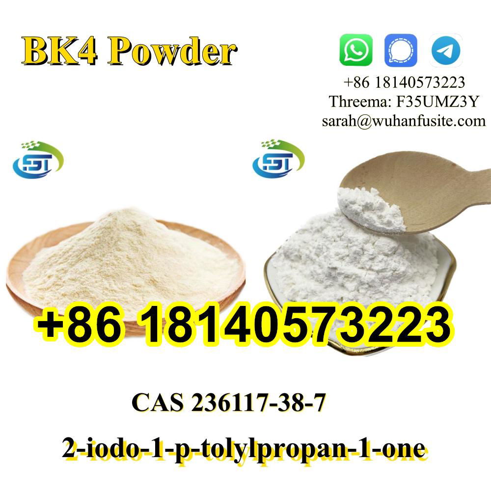 Hot Selling BK4 Powder CAS 236117-38-7 2-iodo-1-p-tolylpropan-1-one with 100% Sa