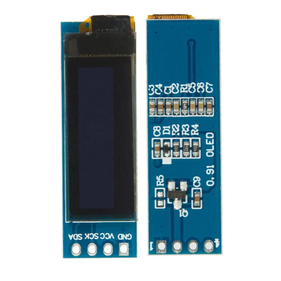 COG PMOLED 128x32 IIC OLED LCD Display Module 0.91 OLED 4