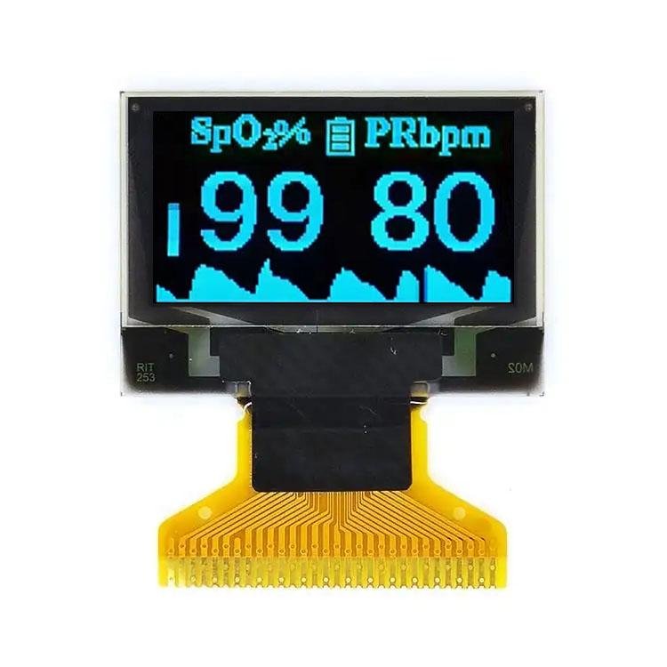 OKOELEC 128*64 I2C SSD1306 30Pin Blue Mono 0.96 Inch OLED Display Screen 4