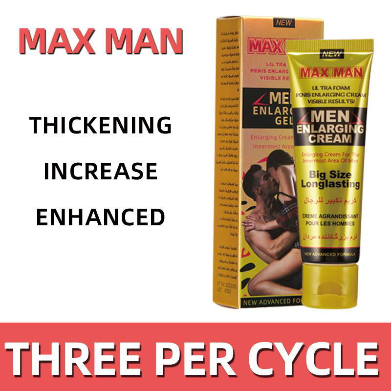 100% ORIGINA MAX MAN Enlarge Cream 60g for Big Penis Sex product 3