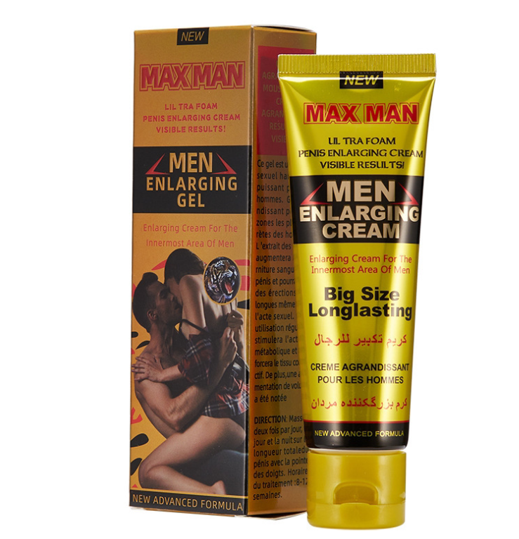 Natural Herbal Enlarge Cream MAX MAN Enlargement Male Delay Cream - 60g