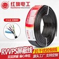 RVVPS 300/300V 聚氯乙烯絕緣（雙絞加密）屏蔽線