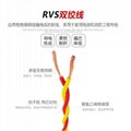 RVS 300/300V 聚氯乙烯絕緣（絞型）軟電線 2