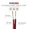 RVB 300/300V 聚氯乙烯绝缘（扁型）软电线