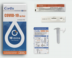 EUA Pass CorDx COVID-19 AG antigen TEST KIT home use