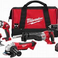 Best Original New Milwaukees M18 Cordless LITHIUM-ION 6-Tool Combo Kit (2696-26)