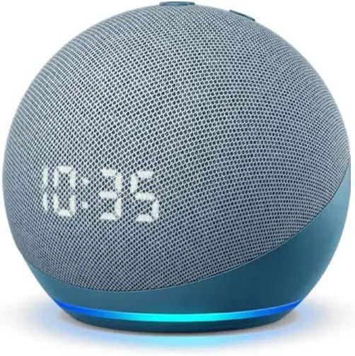 Best Discounted Price Original Echos Dots (4th Gen) | Smart speaker with clock a