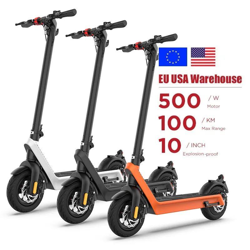 2022 EU USA UK Drop Shipping Two-wheel X9 Max fast Escooter 500W 1000W Scooter 