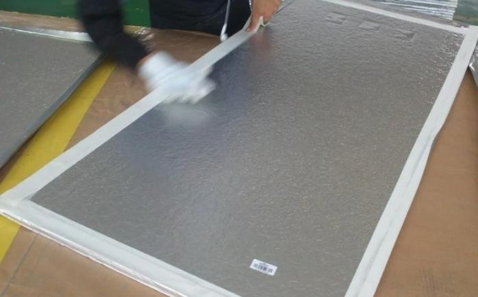 Binzhou xintai glass fiber vacuum insulation panel  stp vacuum board 2