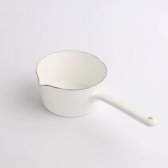 enamel milk pan Sauce pan enamel ware 