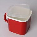 enamel crisper enamel box enamel ware 2