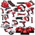 Milwaukees 2695-15 M18 18V Cordless Lithium-Ion 15-Tool Combo Kit with 4 Batteri 1