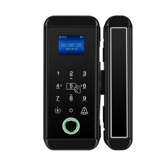 Intelligent Fingerprint Glass Door Lock - KC12