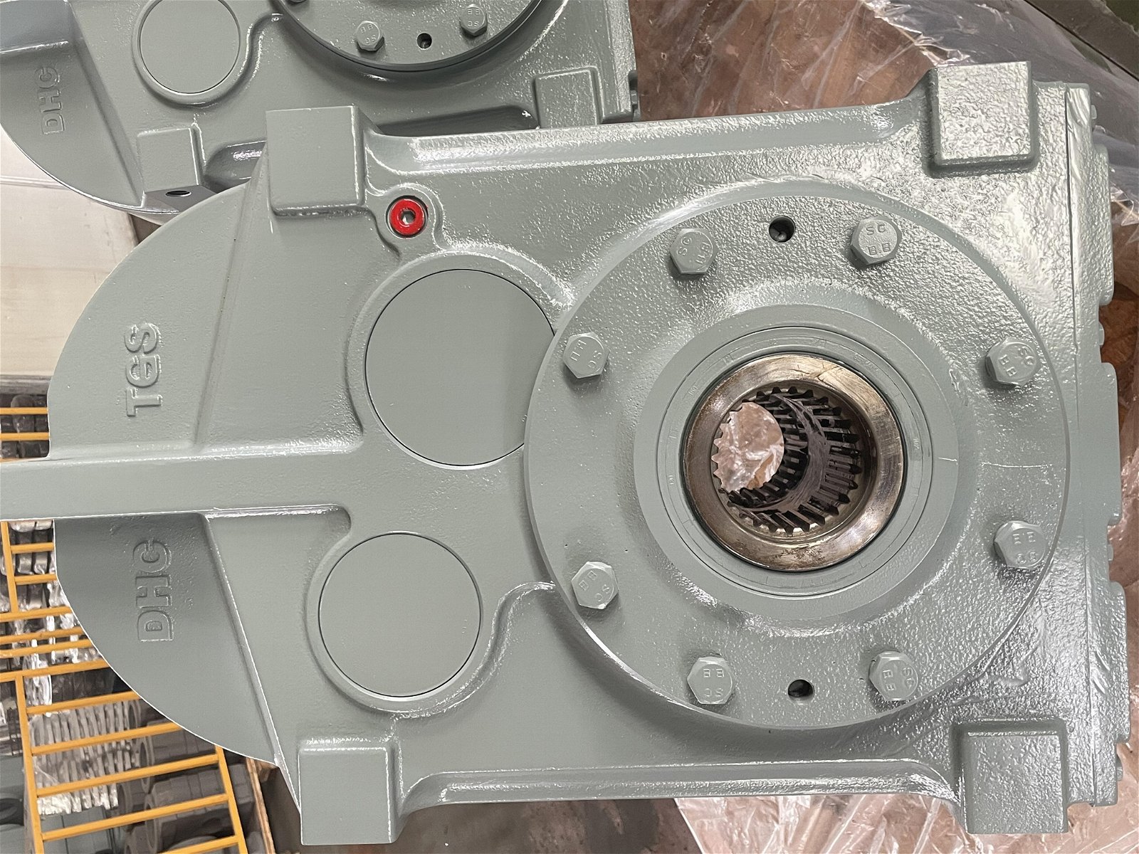 TGS F series parallel axis helical gear reducer