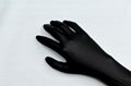 Widely used high quality nitrile disposable glovees powder free black disposable