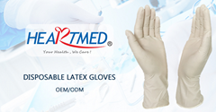 Disposable latex glovees prices guantes de latex  glovees  in Malaysia powder gl