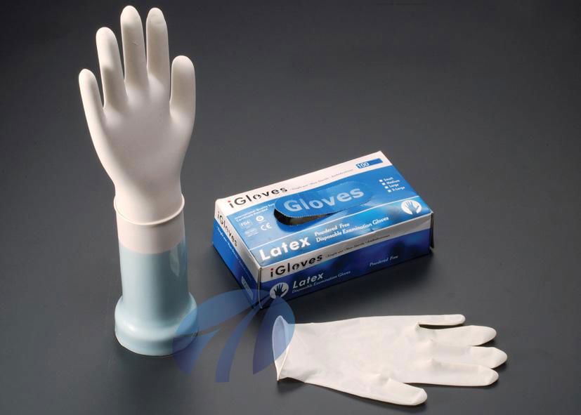 Disposable latex glovees prices guantes de latex  glovees  in Malaysia powder gl 3
