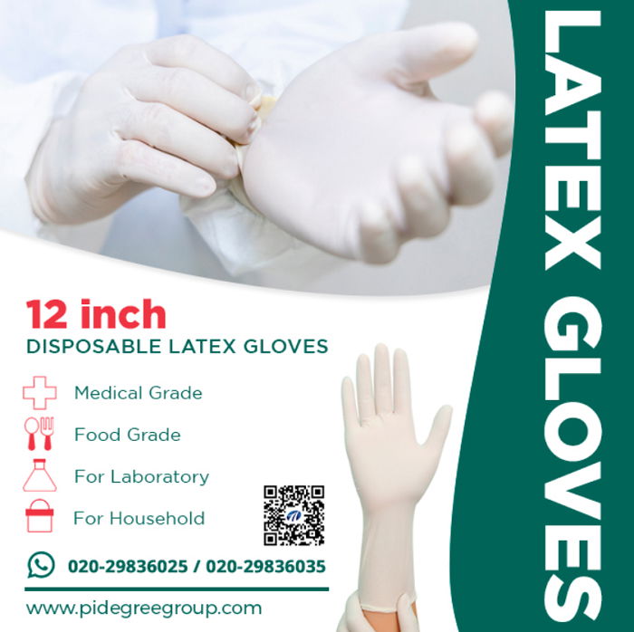 Disposable latex glovees prices guantes de latex  glovees  in Malaysia powder gl 4