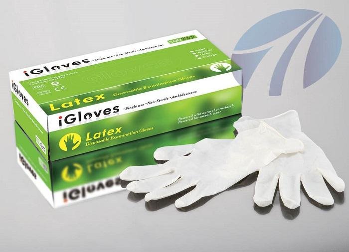 Disposable latex glovees prices guantes de latex  glovees  in Malaysia powder gl 5