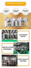 Tiantai 400L 4HL brewhouse steam heating