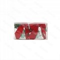 Puindo Silver Christmas Ornaments Bell