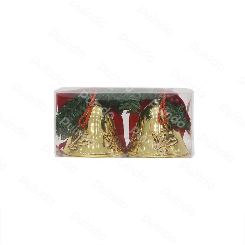 Puindo Golden Christmas Tree Hanging Ornaments Bell
