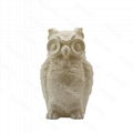 Puindo Plastic Owl Statue for Holiday Decor 2