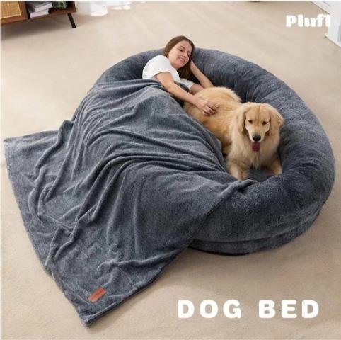 Human DogBed outdoor pet den indoor giant couch doghouse