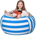  Kids Stuffed Animal Storage Bean Bag Chair Cover Zipper Beanba  1