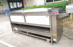 Continuous Type Root Vegetable Yam Carrot Potato Peeling Machine Line