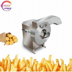 Commercial Sweet Potato Fries Cutting Machine Root Vegetable French Fries Cutter