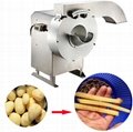 Commercial Sweet Potato Fries Cutting Machine Root Vegetable French Fries Cutter
